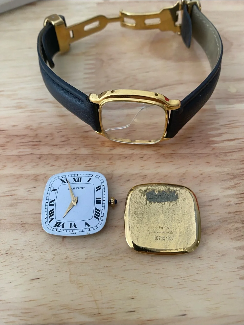 Cartier elegant wristwatch